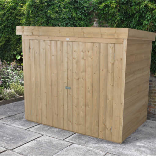 6 Ft. W x 3 Ft. D Overlap Pent Bike Shed