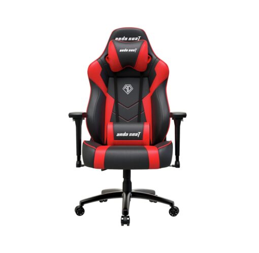 Anda Seat Dark Demon Faux Leather Gaming Chair - Red