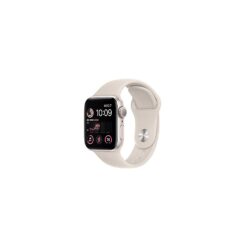Apple Watch SE (2nd generation) (GPS, 40mm) Smart watch - Starlight Aluminium Case with Starlight Sport Band - Regular. Fitness & Sleep Tracker, Crash