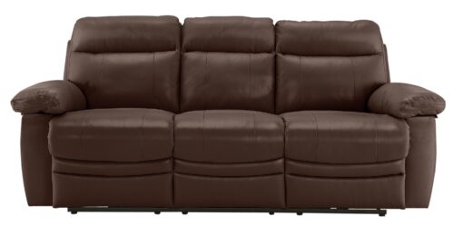 Argos Home New Paolo 3 Seater Power Recliner Sofa -Chocolate