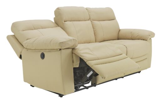 Argos Home New Paolo 3 Seater Power Recliner Sofa - Ivory