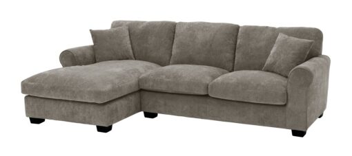 Argos Home Taylor Fabric Left Hand Corner Sofa - Grey