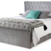 Aspire Chesterfield Superking Ottoman Bed Frame - Grey