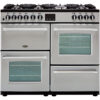 Belling Farmhouse100DF 100cm Dual Fuel Range Cooker - Silver