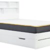 Birlea Alfie Double Wooden Storage Bed Frame - White