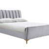 Birlea Clover Kingsize Velvet Bed Frame - Grey