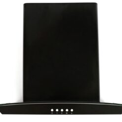 Bush BGH90BE 90cm Chimney Cooker Hood - Black