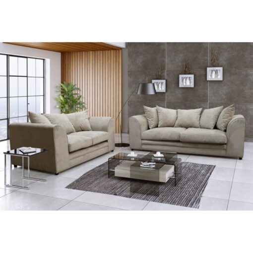 (Cream, 3 & 2 Seater Set) Casper Sofa - Grey Or Cream - Corner / 3&2