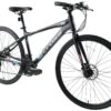 Cross CRX822 700C Wheel Size Unisex Hybrid Bike - Black