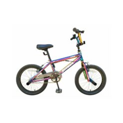 Dallingridge Jetset 18" Freestyle BMX Bike Kids Neo Chrome Jet Fuel