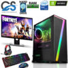 Fast Gaming PC Bundle Core i7 16GB 480GB SSD Windows 10 Nvidia GTX1650