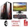 Fast Gaming PC Bundle - i5 16GB RAM 1TB GT710 2GB - WiFi - WARRANTY - 6 FANS RED