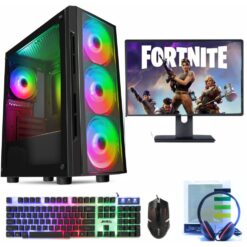 Fast Gaming PC Computer Bundle Intel Quad Core i5 8GB RAM 1TB HDD GT730 Win10