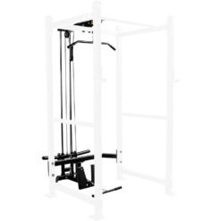 (For 226cm high GM3 Power Rack, Full System Inc Stabiliser Bar) GYM MASTER Dual Cable System Attachment for GM3 Power Rack