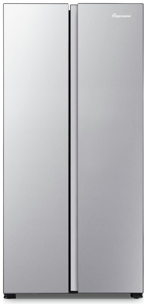 Fridgemaster MS83430ES American Fridge Freezer - Silver