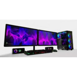 Gaming PC Dual 22" Monitor Setup i7 3770 240 SSD 1TB 16GB Ram GTX 1650