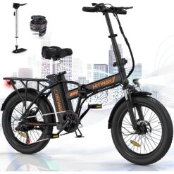 HITWAY Electric Bike,20" Ebike, up 90KM Fold Bike Citybike MT Bicycle