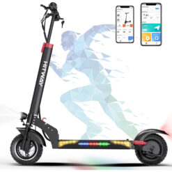HITWAY Electric Scooter with APP, 500W, Up to 25KM/H Folding E Scooter