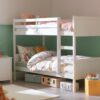 Habitat Detachable Bunk Bed and 2 Kids Mattresses - White