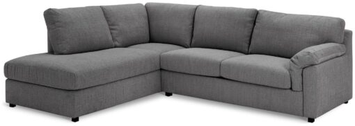 Habitat Florence Fabric Left Hand Corner Chaise Sofa - Grey