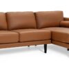 Habitat Jackson Leather Right Corner Chaise Sofa - Tan