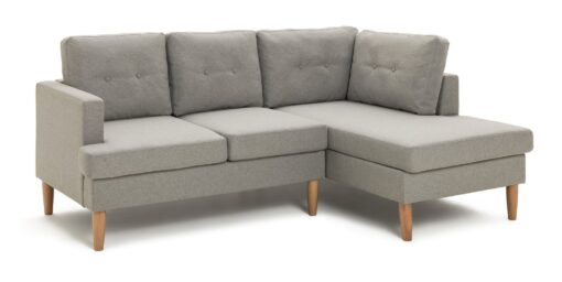 Habitat Joshua Self Assembly Right Hand Corner Sofa - Grey