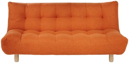 Habitat Kota 3 Seater Fabric Clic Clac Sofa Bed - Orange