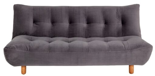 Habitat Kota 3 Seater Velvet Clic Clac Sofa Bed - Grey