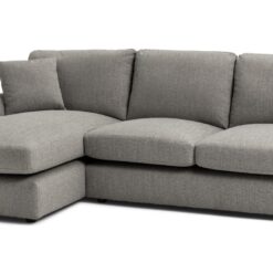 Habitat Lisbon Fabric Left Corner Chaise Sofa - Grey