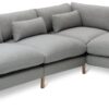 Habitat Paola Modular Left Hand Corner Sofa Set-Grey