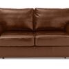 Habitat Salisbury Leather 2 Seater Sofa Bed - Tan