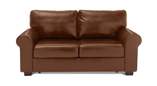 Habitat Salisbury Leather 2 Seater Sofa Bed - Tan