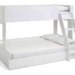 Habitat Ultimate Triple Bunk Bed With Mattress - White