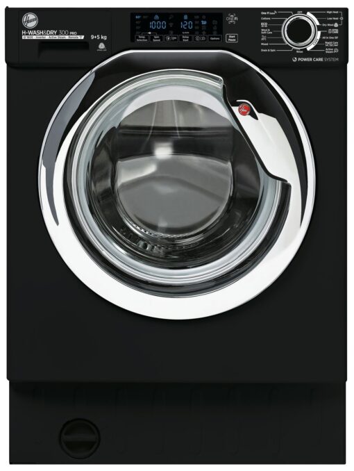 Hoover HBDOS 695TAMCBE 9/5KG Integrated Washer Dryer - Black