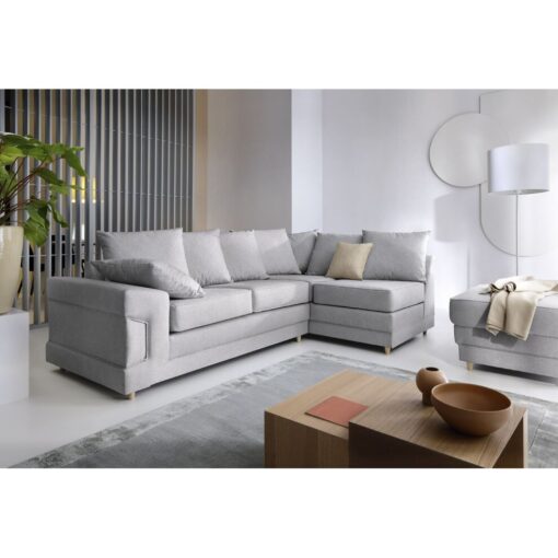 (Light Grey, Right Facing) Primo Corner Sofa