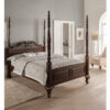 Mahogany Four Poster Antique French Style Bed