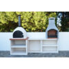 Napoli Outdoor Kitchen Combo BBQ and Wood Fired Pizza Oven