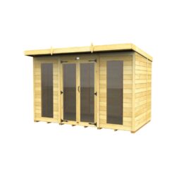 Pent Summer House 10ft x 6ft (Full Height Window) Fast & Free 2-5 Nationwide Delivery