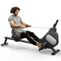 Rattrix 15-Level Adjustable Resistance Rowing Machine With LCD Display