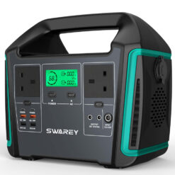 SWAREY 1000W Portable Power Station 725.76Wh Outdoor Solar Generator