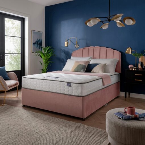 Silentnight Middleton Kingsize Comfort Divan Bed - Pink