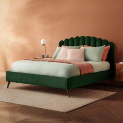Silentnight Oriana Double Velvet Bed Frame - Green