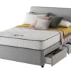 Silentnight Pavia Double Comfort 4 Drawer Divan Bed - Grey