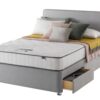 Silentnight Pavia Small Double 2 Drawer Divan Bed - Grey