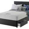 Silentnight Travis Double 2 Drawer Divan Bed - Charcoal