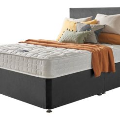 Silentnight Travis Kingsize Divan Bed - Charcoal