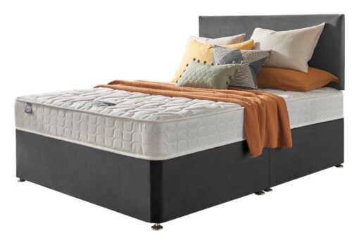 Silentnight Travis Kingsize Divan Bed - Charcoal