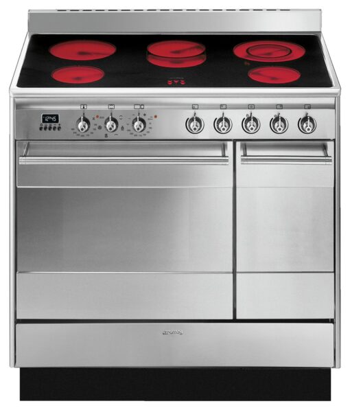 Smeg SUK92CMX9 90cm Double Oven Electric Range Cooker