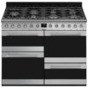 Smeg SYD4110-1 110cm Dual Fuel Range Cooker - S/Steel