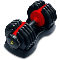 Strongology Urban25 Single Home Fitness Black Red Adjustable Smart Dumbbells from 2.5kg upto 25kg Training Weights